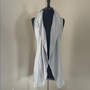 Ann Taylor Factory Gray Open Front Poncho